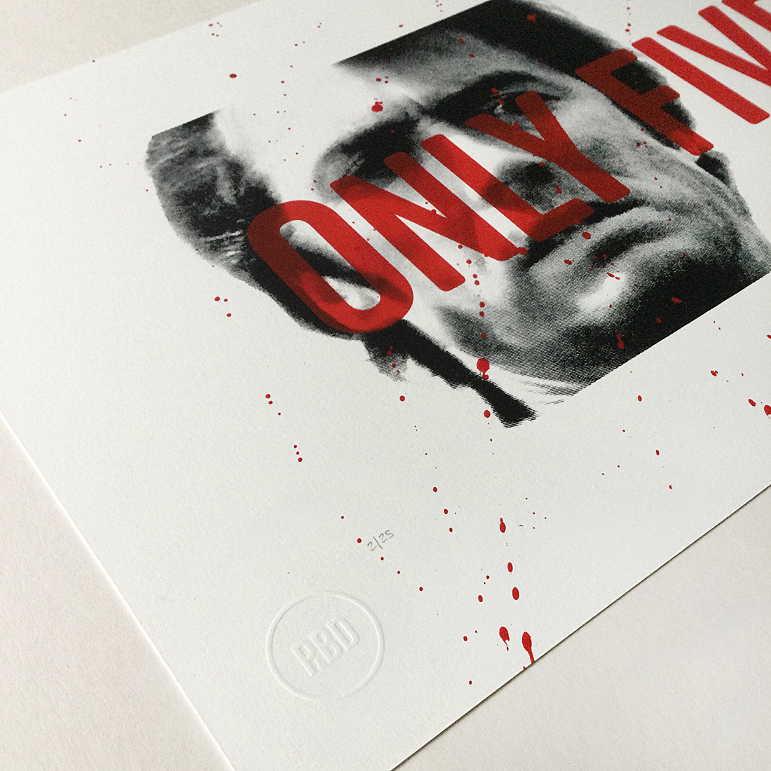 Screen print poster